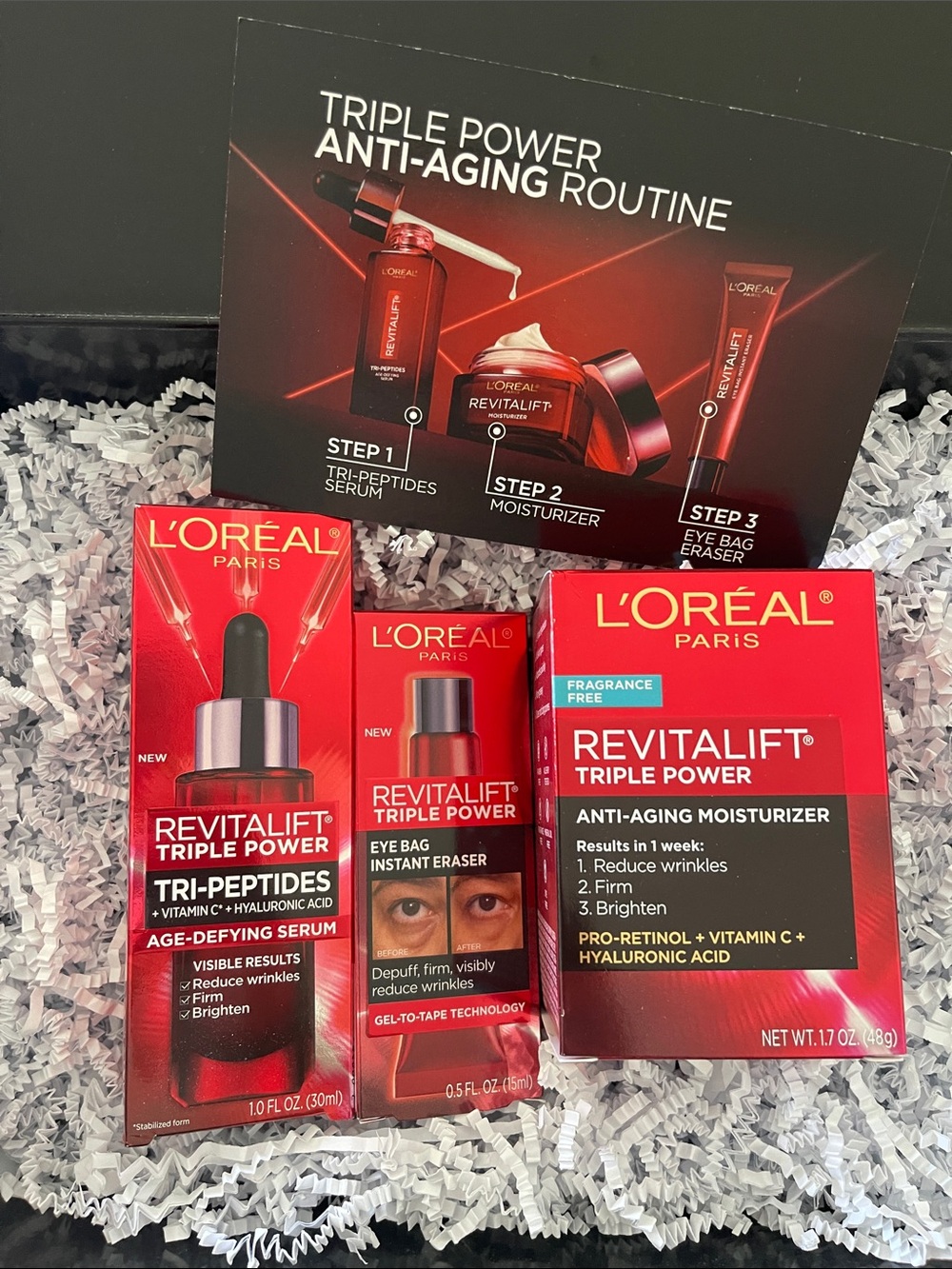Revitalift Revitalift Triple Power Anti-Aging Set - Red